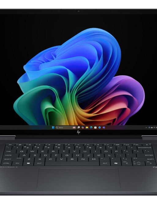 HP - OmniBook X Flip 2-in-1 - Copilot+ PC - 16" 2K Touch-Screen Laptop - Intel Core Ultra 5 226V - 16GB Memory - 512GB SSD - Eclipse Gray